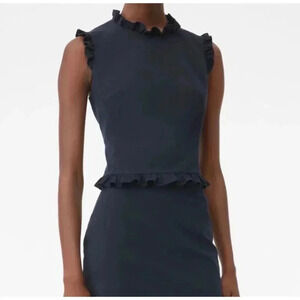 NWT Rebecca Taylor Ruffled Suit‎ Top Sz 0